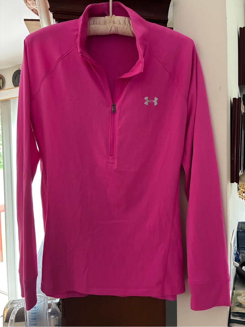 Under Armour Fuchsia-Pink Half-Zip Performance Pullover